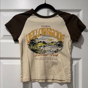 Yellowstone National Park cropped t shirt from Urban outfitters. Size large